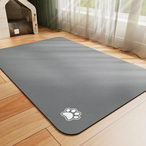 Absorbent Pet Feeding Mat - Waterproof, Anti-Slip Food and Water Placement For Dogs And Cats