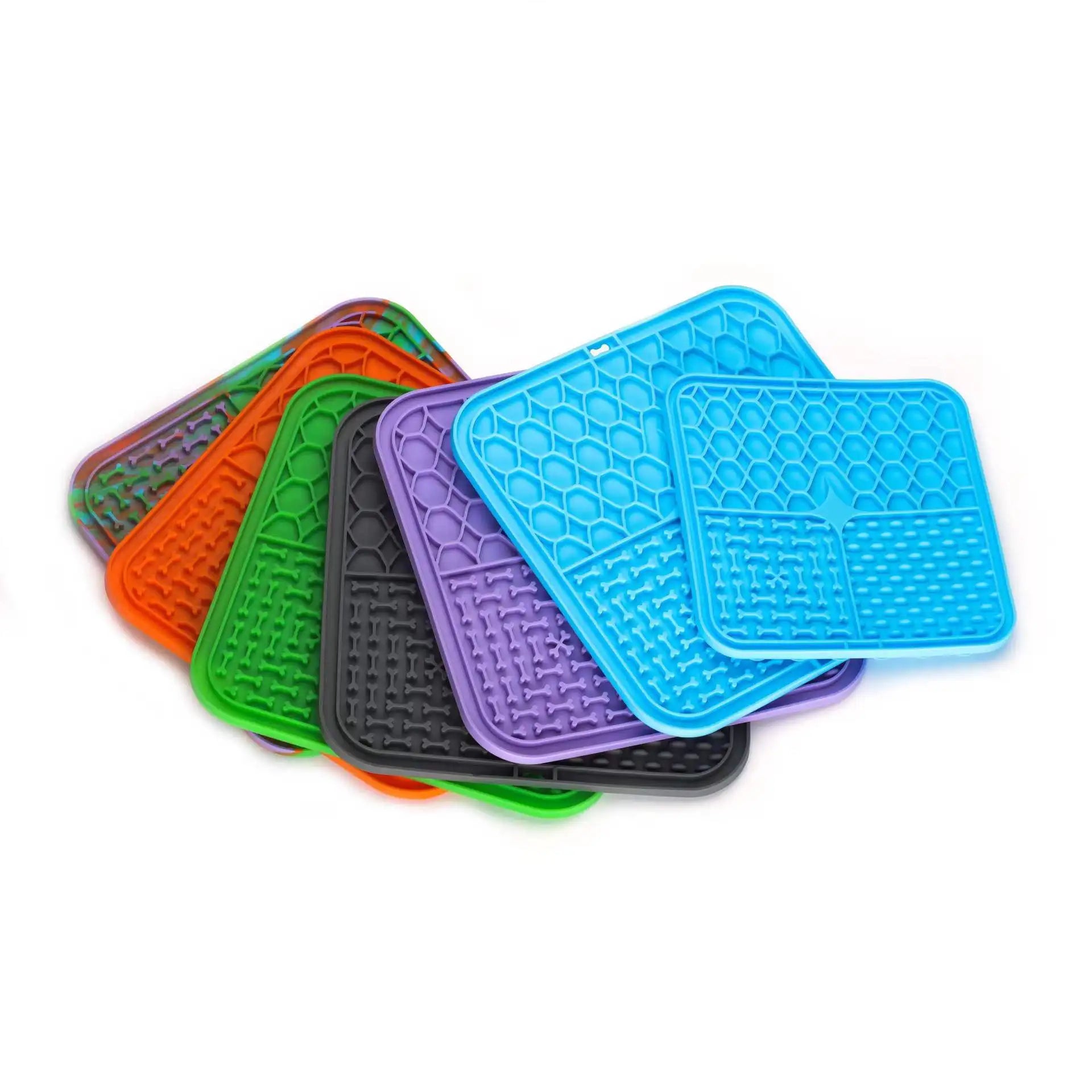 Pet Lick Mat for Dogs - Silicone Slow Feeder for Bathing, Anxiety & Treat Time