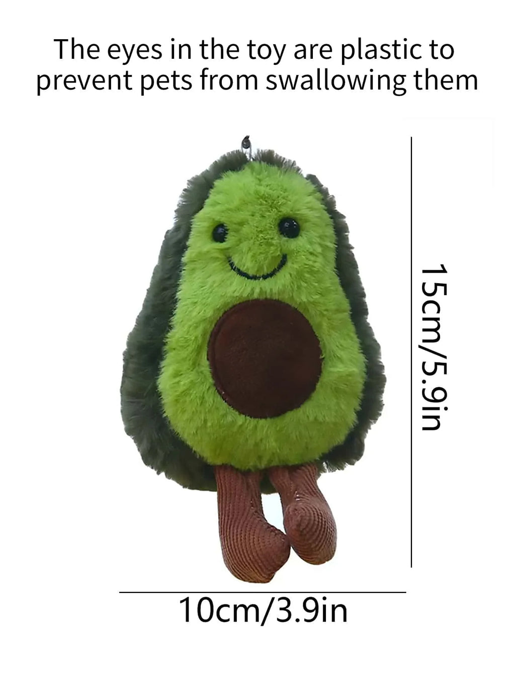 Avocado Plush Pet Toy – Cute, Soft & Perfect for Playtime