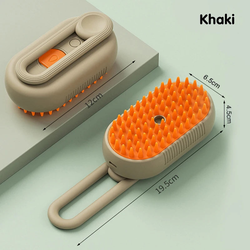 3-in-1 Steam Pet Grooming Brush